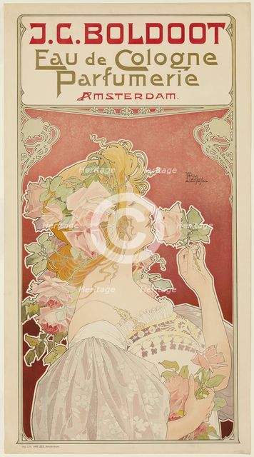 J.C. Boldoot Eau de Cologne: Parfumerie Amsterdam, c. 1899. Creator: Henri Privat-Livement.