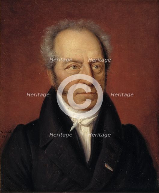 J.C. Spengler, Warden of the Royal Cabinet of Curiosities, 1834. Creator: Johan Ludvig Gebhard Lund.