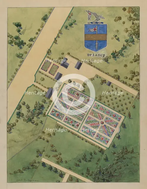 J. Delancey Estate, c. 1936. Creator: Gilbert Sackerman.