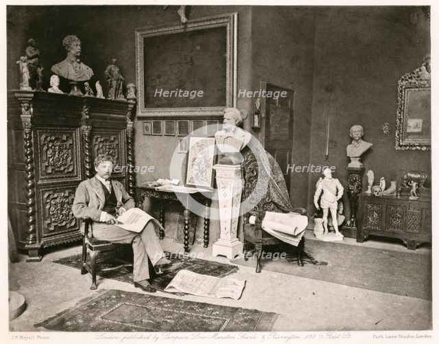 J.E. Boehm, R.A., c1884. Creator: Joseph Parkin Mayall.