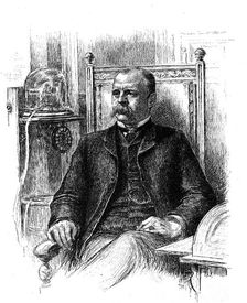 J Edward Simmons, President of the New York Stock Exchange, 1885