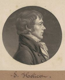 J. Ellicott, 1804. Creator: Charles Balthazar Julien Févret de Saint-Mémin