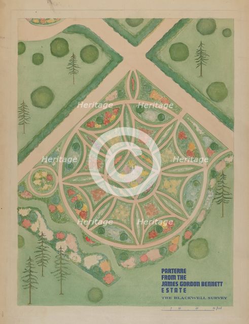 J. G. Bennett Estate, c. 1936. Creators: William Merklin, Virginia Richards.