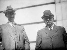 J.H. Jones, Left, with E.J. Williams, 1912. Creator: Harris & Ewing