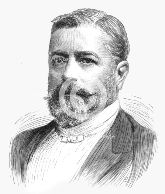 ''J. H. Rivett Carnac, C.I.E., Colonel of the Indian Volunteers, and A.D.C to The Queen', 1891. Creator: Unknown.