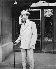 J. Ham Lewis, with cane, 1912. Creator: Bain News Service