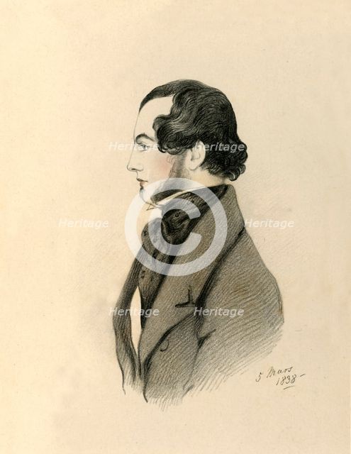 'J Home Purves', 1838. Creator: Richard James Lane.