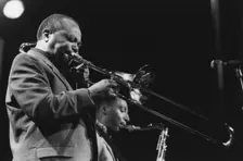 J.J.Johnson and Ralph Moore, North Sea Jazz Festival, Netherlands,1993. Creator: Brian Foskett