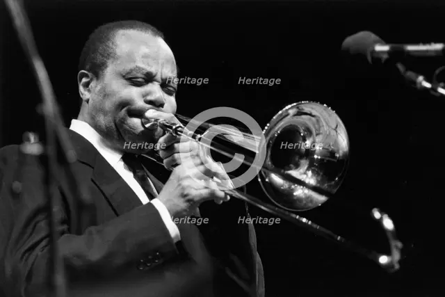 J.J.Johnson, North Sea Jazz Festival, The Hague, Netherlands, 1993. Creator: Brian Foskett.