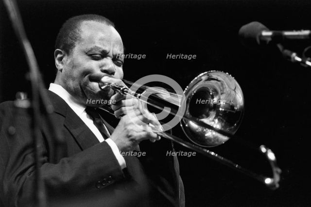 J.J.Johnson, North Sea Jazz Festival, The Hague, Netherlands, 1993. Creator: Brian Foskett.