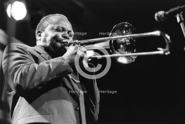 J.J.Johnson, North Sea Jazz Festival, The Hague, Netherlands, 1993. Creator: Brian Foskett.