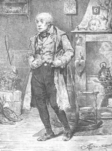 J.L. Toole as Caleb Plummer in "Dot" mid-late 19th century, (1901). Creator: F Barnard