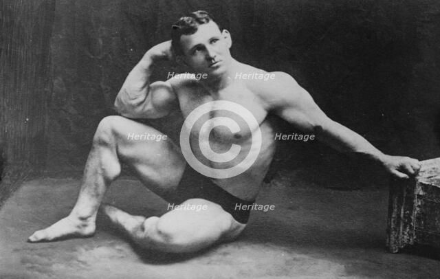 J. Lemm, heavy weight wrestler, between c1910 and c1915. Creator: Bain News Service.
