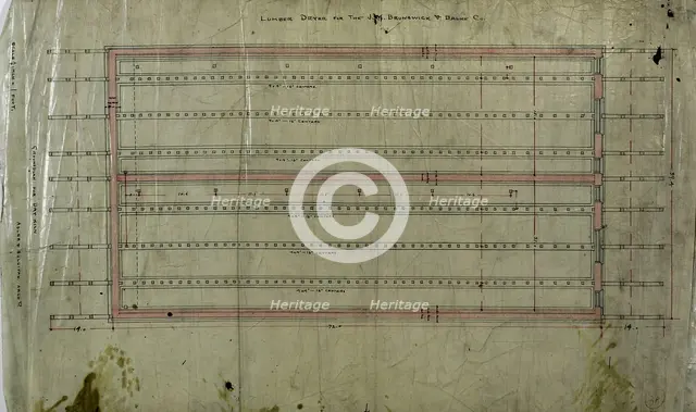 J.M. Brunswick and Balke Company Lumber Dryer, Chicago, Illinois, c. 1883. Creator: Adler & Sullivan.