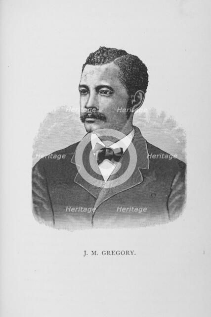 J. M. Gregory, 1887. Creator: Unknown.