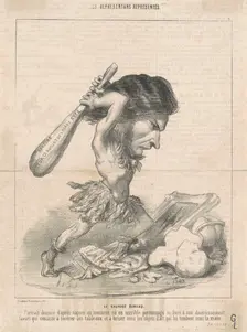 J. Martial Bineau (2nd Plate), 19th century. Creator: Honore Daumier