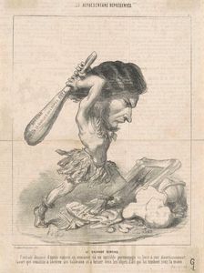 J. Martial Bineau (2nd Plate), 19th century. Creator: Honore Daumier