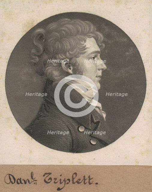 J. N. Luckett, 1808. Creator: Charles Balthazar Julien Févret de Saint-Mémin.