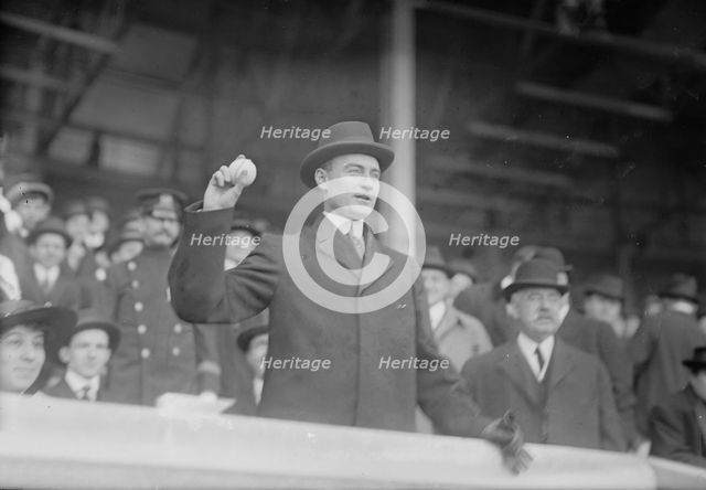 J.P. Mitchel, Polo Grounds, 4/14/15, 1915. Creator: Bain News Service.