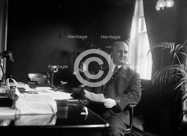 J.P. Tumulty, White House, 1913. Creator: Bain News Service.