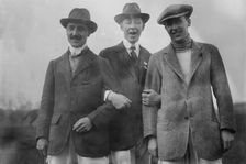 J. Parks, Harry P. Whitney, F.S. Von Stade, between c1910 and c1915. Creator: Bain News Service