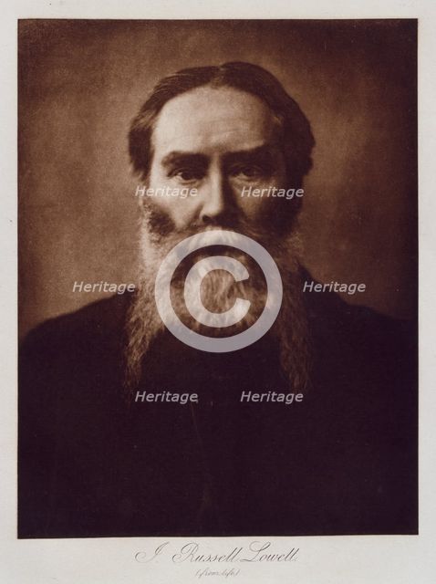 J. Russell Lowell (from life), c1880. Creator: Henry Herschel Hay Cameron.