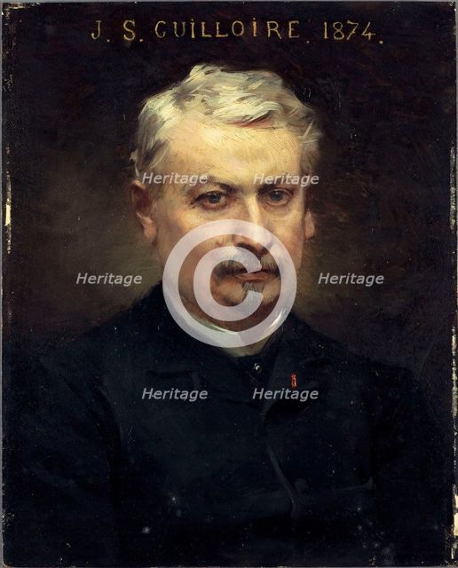 J. S. Guillire, chief controller of the Comédie-Française, 1885. Creator: Aime Morot.