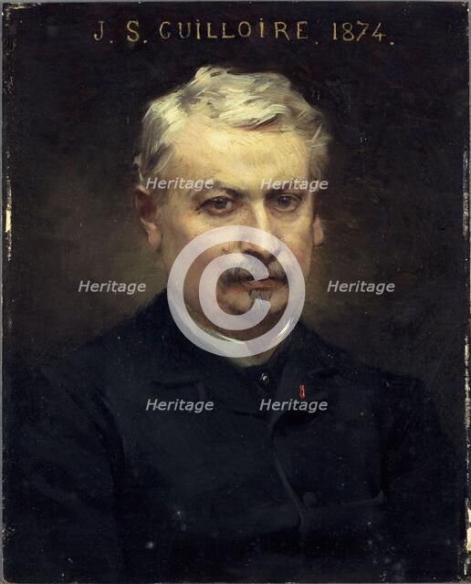 J. S. Guillire, chief controller of the Comédie-Française, 1885. Creator: Aime Morot.