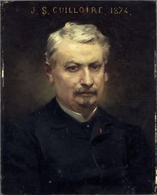 J. S. Guillire, chief controller of the Comédie-Française, 1885. Creator: Aime Morot