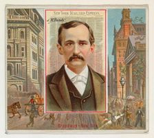 J.M. Bundy, New York Mail and Express, from the American Editors series (N35) for Allen & ..., 1887. Creator: Allen & Ginter