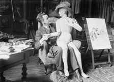 J.M. Flagg, 1913. Creators: Bain News Service, George Graham Bain