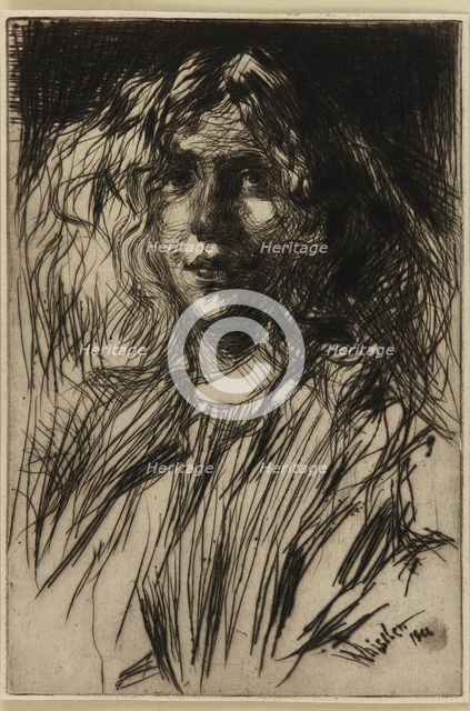Jo, 1861. Creator: James Abbott McNeill Whistler.