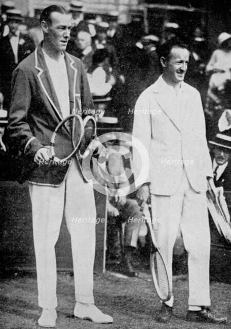 JO Anderson (left) with WM ('Little Bill') Johnston, 1923. Artist: Tropical Press