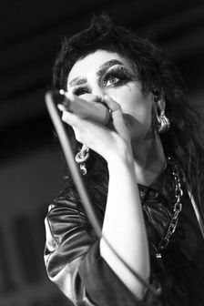 Jo-Jo O'Donoughue, Eater live at 100 Club, London, Mar 2023. Creator: Annapaola Marchesani