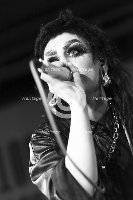 Jo-Jo O'Donoughue, Eater live at 100 Club, London, Mar 2023. Creator: Annapaola Marchesani.