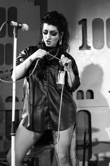 Jo-Jo O'Donoughue, Eater live at 100 Club, London, Mar 2023. Creator: Annapaola Marchesani