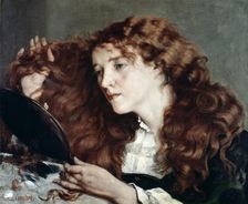 Jo, La Belle Irlandaise 1866. Artist: Gustave Courbet