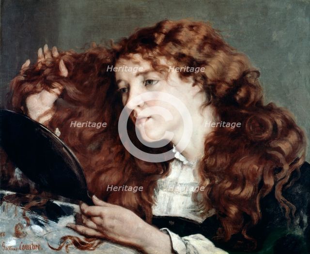 'Jo, La Belle Irlandaise', 1866.  Artist: Gustave Courbet