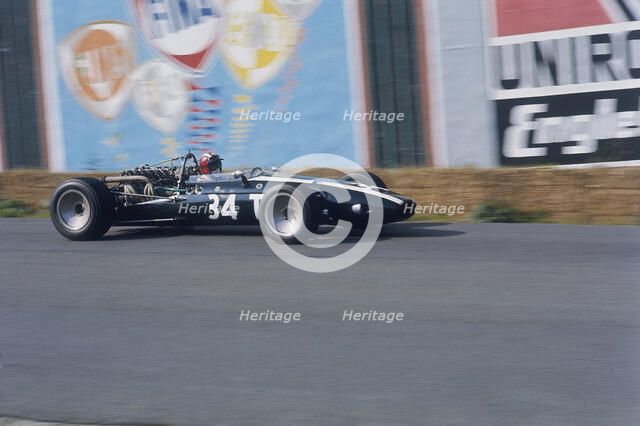 Jo Siffert in Cooper Maserati, Belgian Grand Prix, 1967. Artist: Unknown
