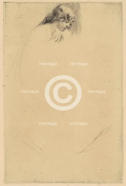 Jo's Bent Head, 1861. Creator: James Abbott McNeill Whistler.