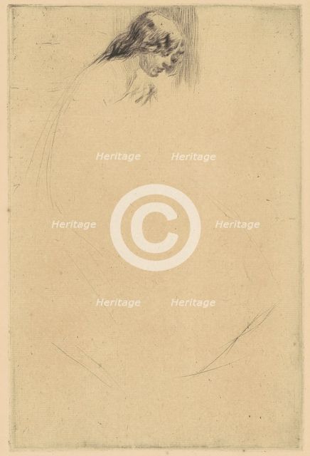 Jo's Bent Head, 1861. Creator: James Abbott McNeill Whistler.
