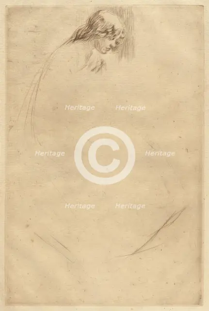 Jo's Bent Head, 1861. Creator: James Abbott McNeill Whistler.