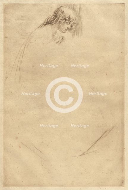 Jo's Bent Head, 1861. Creator: James Abbott McNeill Whistler.