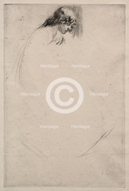 Jo's Bent Head. Creator: James McNeill Whistler (American, 1834-1903).