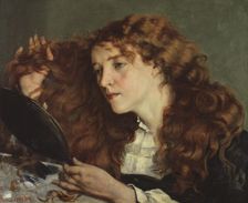 Jo, the Beautiful Irish Girl, 1866. Creator: Gustave Courbet