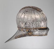 Jousting Sallet (Rennhut) Made for Louis II, King of Hungary and Bohemia, German, c1525. Creator: Kolman Helmschmid