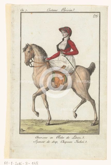 Journal of Ladies and Fashions, 1800-1899. Creator: Anon.