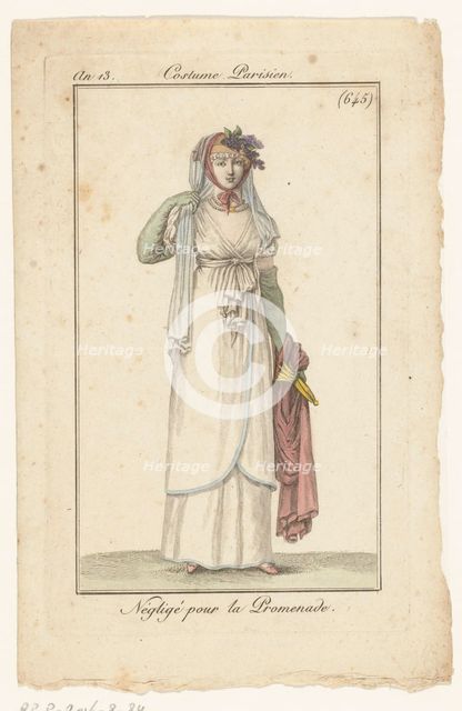 Journal of Ladies and Fashions, 1804-1805. Creator: Anon.