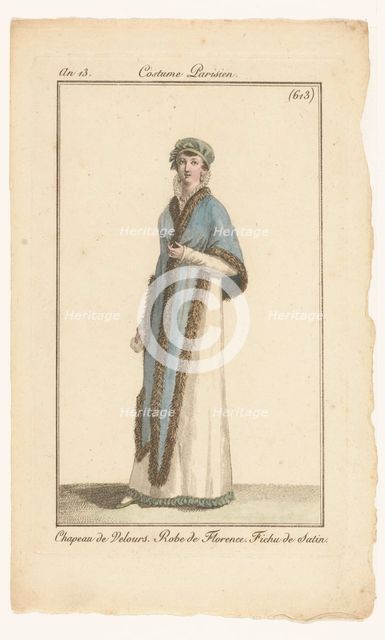 Journal of Ladies and Fashions, 1804-1805. Creator: Anon.