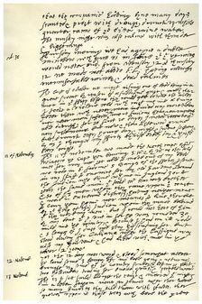 Journal of Sir Walter Raleigh, 1618.Artist: Sir Walter Raleigh